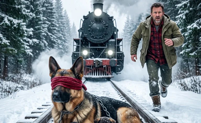 His Dog Wouldn’t Leave the Sealed Railcar—What the Widowed Veteran Found Behind the Frozen Door Exposed a Rescue Everyone Trusted