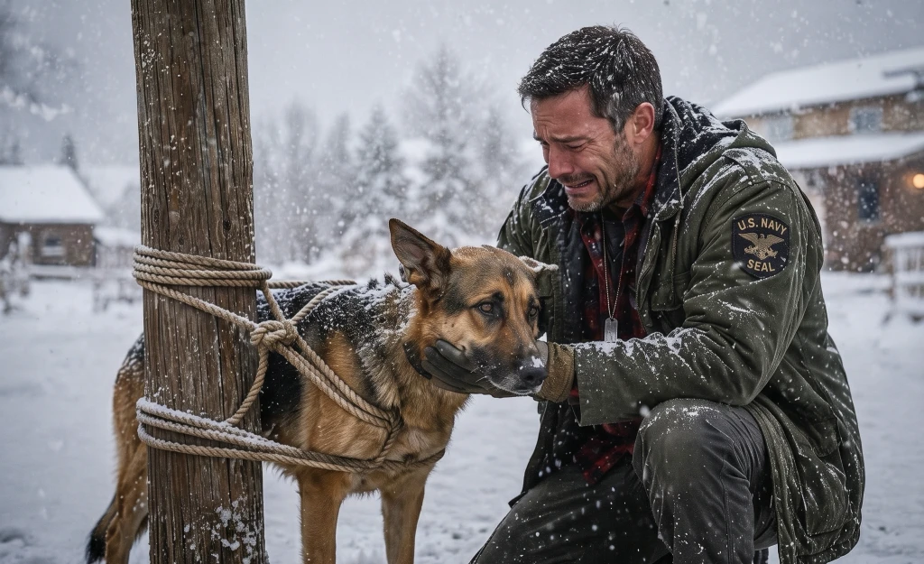 He Paid $1 for a Dying Dog at a Winter Market—Then It Lifted One Paw, Exposing a Four-Year Military Lie