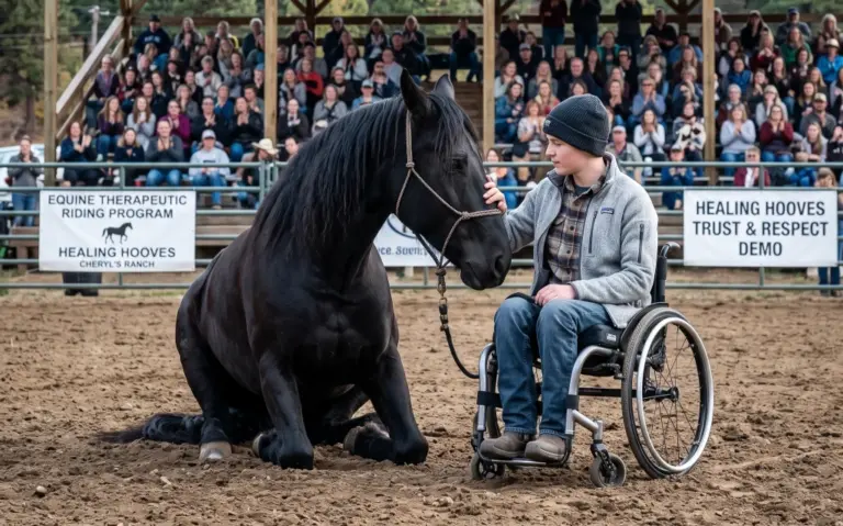 Everyone Thought the Wild Mustang Bowed to a Teen in a Wheelchair—Then the Cameras Captured the Choice That Nearly Cost Them Both Everything