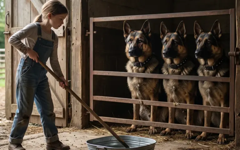 A 9-Year-Old Girl Found Four Abandoned Police Dogs in Her Barn—But County Records Said They’d Been Euthanized the Night Before