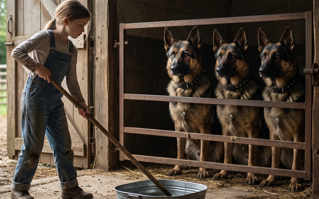 A 9-Year-Old Girl Found Four Abandoned Police Dogs in Her Barn—But County Records Said They’d Been Euthanized the Night Before