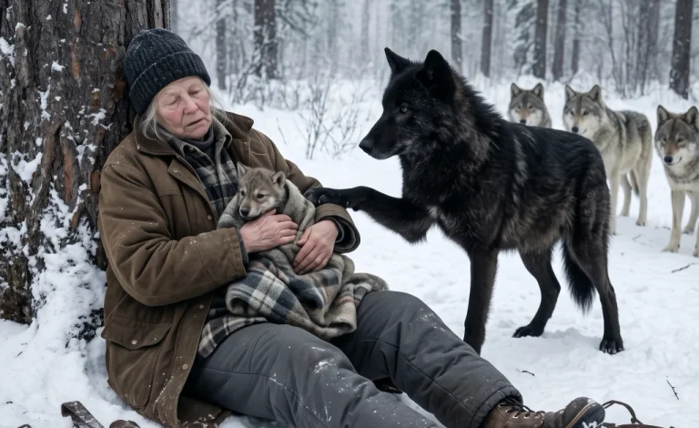 A 70-Year-Old Widow Freed a Wolf in a Blizzard—Then Its Pack Watched From the Trees, and Her Oldest Friend Confessed the Unthinkable