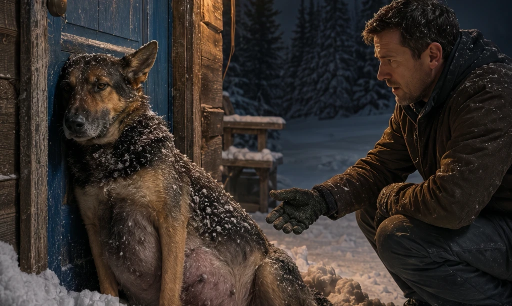 A Navy SEAL Found a Pregnant German Shepherd Freezing Against His Cabin Door—Then the Man Who Left Her There Begged, “Don’t Give Her Back”