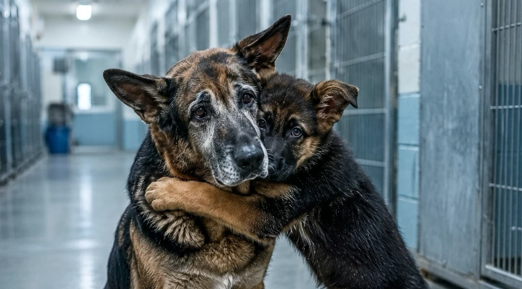 He Saved an Old Shepherd Hours Before Euthanasia—and Refused to Leave the Puppy Behind. Months Later, Gus Barked at a Door No Rescuer Had Checked