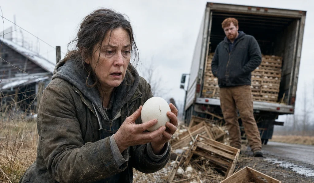 She Found 350 Cracked Goose Eggs in a Roadside Ditch—Then One Moved, Forcing Her to Call the Mother She Hadn’t Spoken to Since Christmas