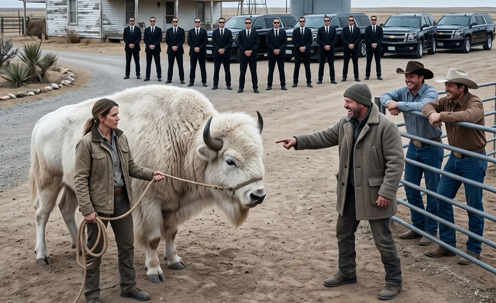 Everyone Mocked the $1,500 White Bison—Then a Powerful Rancher Offered Her $125,000 for It, and She Realized He Knew Its Secret