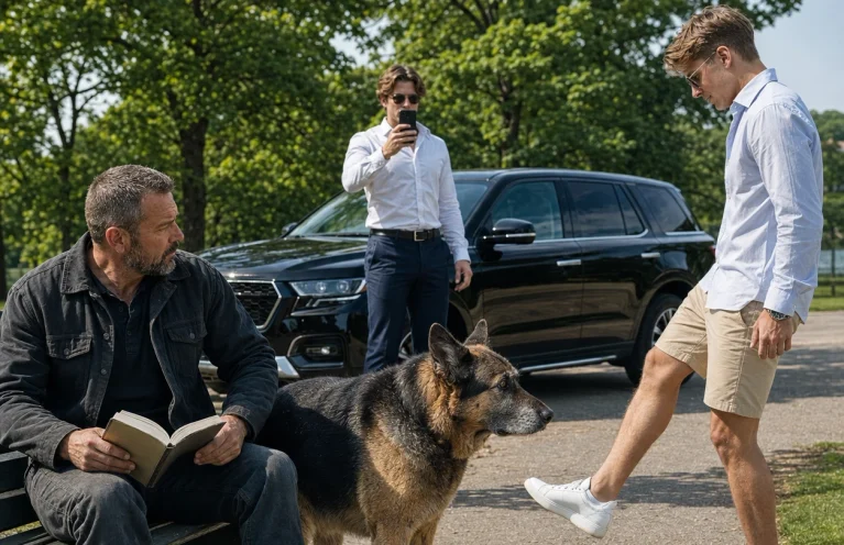 They Said a Retired Military Dog Attacked a Rich Man’s Son—But the Viral Video Began Too Late