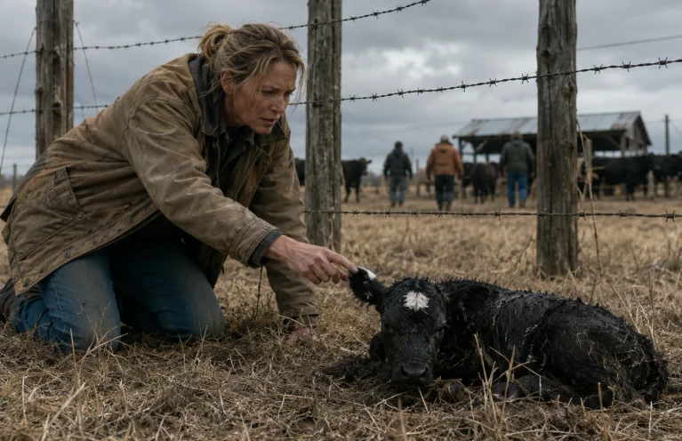 They Had Already Counted the Calf Dead—Then the Widow at the South Fence Saw One White-Tipped Ear Move
