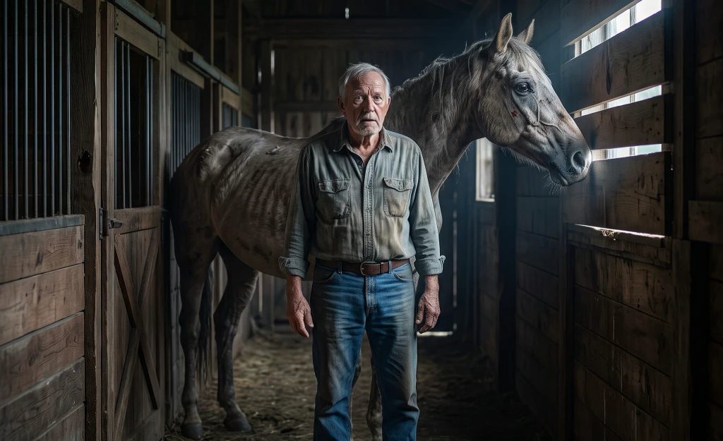 He Bought an Old Horse No One Wanted—Then It Walked Straight to a Stall Closed for 21 Years and Answered to a Name He Hadn’t Spoken Since His Wife Got Sick