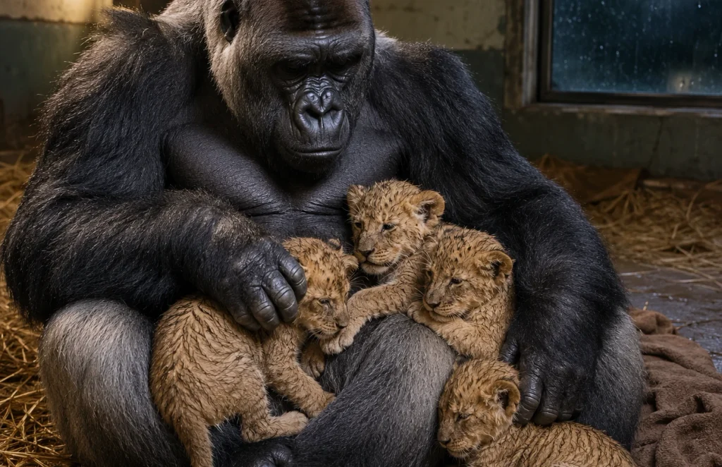 They Arrived Cold and Motherless—Then the Only Animal Who Could Quiet Them Was Behind a Locked Steel Wall
