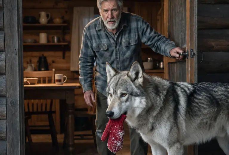 A Wolfdog Brought Him a Child’s Red Mitten in the Middle of a Blizzard