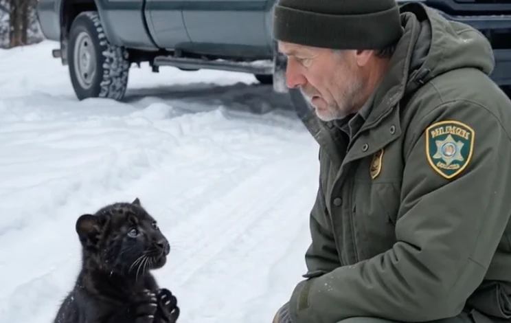 The Black Jaguar Cub Wouldn’t Stop Looking Back—What the Ranger Found in the Snow Forced Him to Face the Daughter He Had Failed