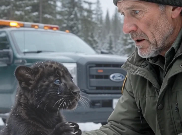 A Black Jaguar Cub Kept Looking Back Until the Ranger Followed—What Waited Beneath the Ridge Forced Him to Face the Daughter He Had Failed