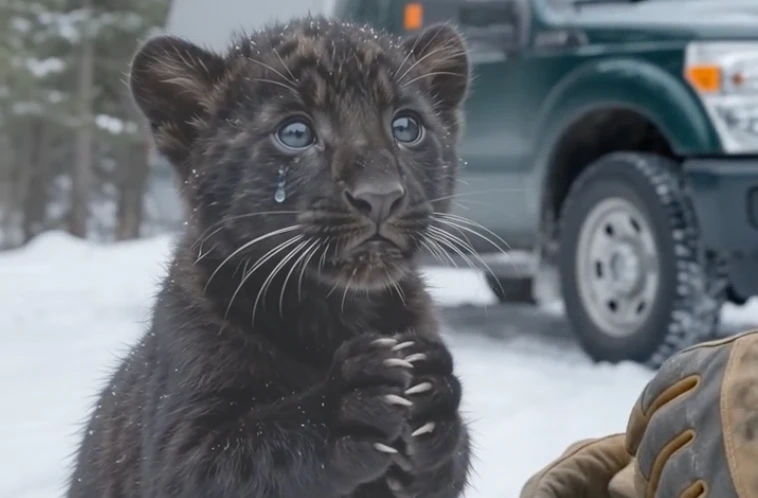 A Black Jaguar Cub Led Him Through the Snow—What He Found in the Trap Forced Him to Face the Daughter He Had Pushed Away