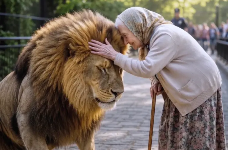 An Escaped Lion Ignored the Screaming Crowd—Then He Found the Woman Who Had Left Him Ten Years Earlier