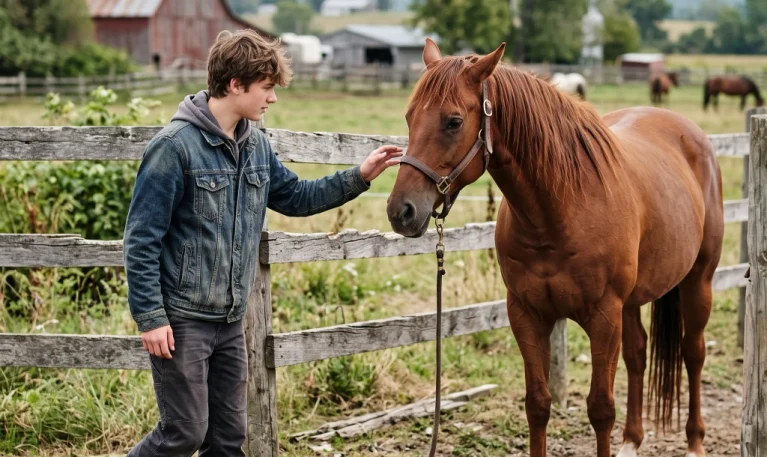 A 16-Year-Old Spent His Truck Money on 11 Horses Bound for Slaughter. His Widowed Grandmother Had One Rule: “If I Say Stop, You Stop”