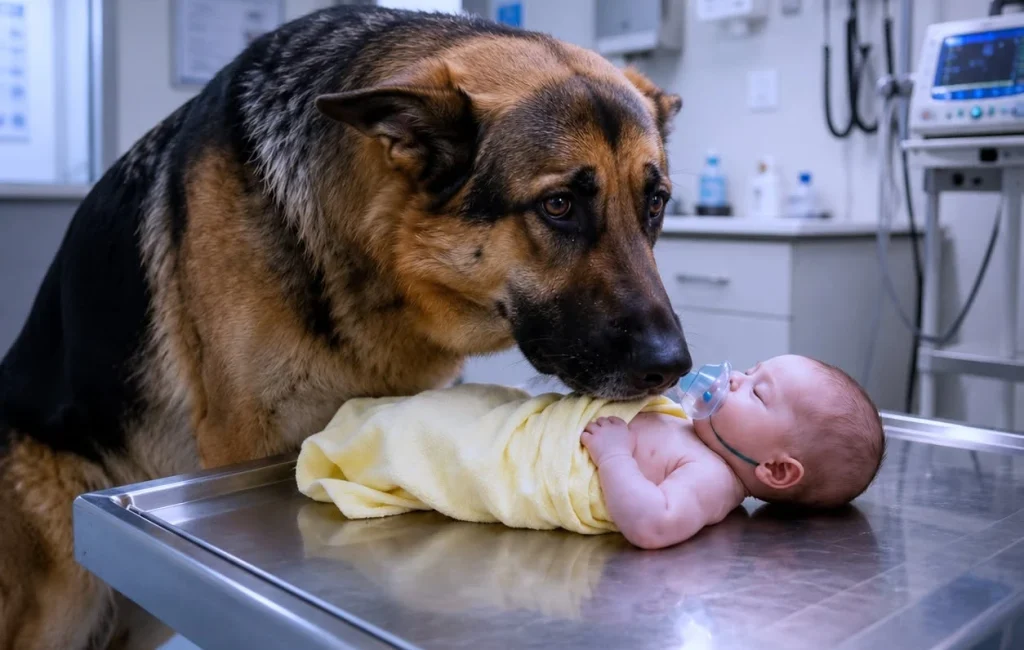 She Brought a Therapy Dog to Her Dying Baby! But When He Reached the ICU, He Turned Away From the Crib...