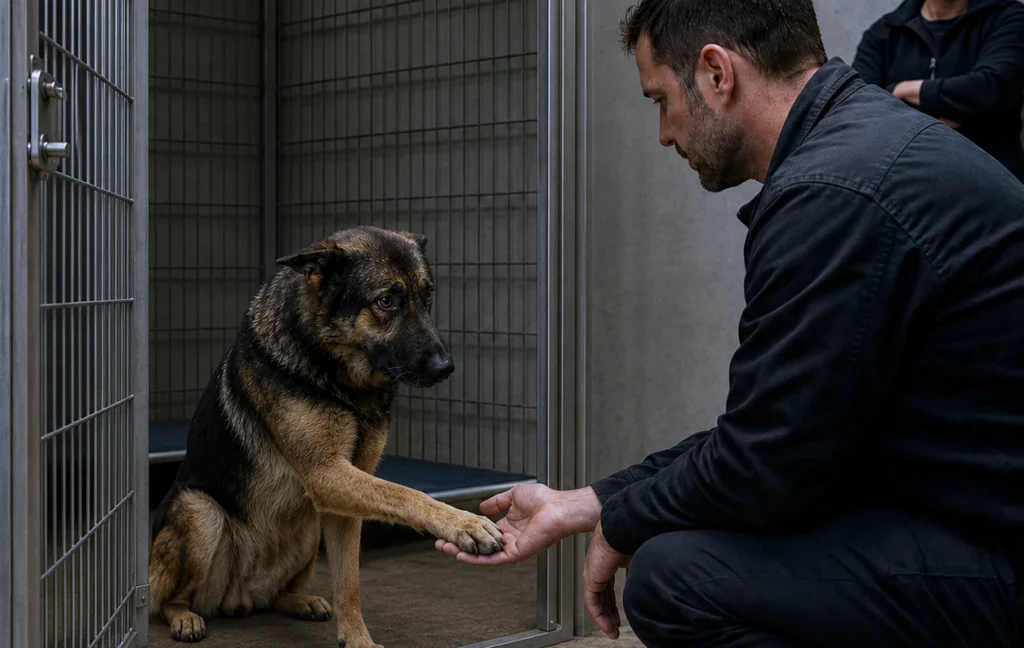 They Called the Police Dog’s Bite “Unprovoked”—Then He Placed One Paw in a Stranger’s Hand
