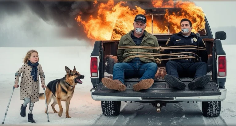 A 5-Year-Old on Crutches Followed Her Dog to a Burning Truck. Then She Saw Who Was Tied Up in the Back...