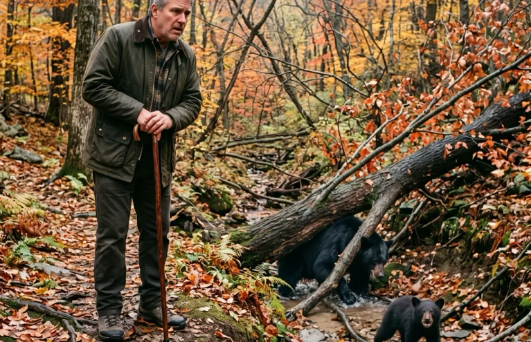 A Trapped Bear Found Him Alone in the Maine Woods! What His Wife Told Him on the Phone That Night Was a Lie—and It Changed the Way Home…