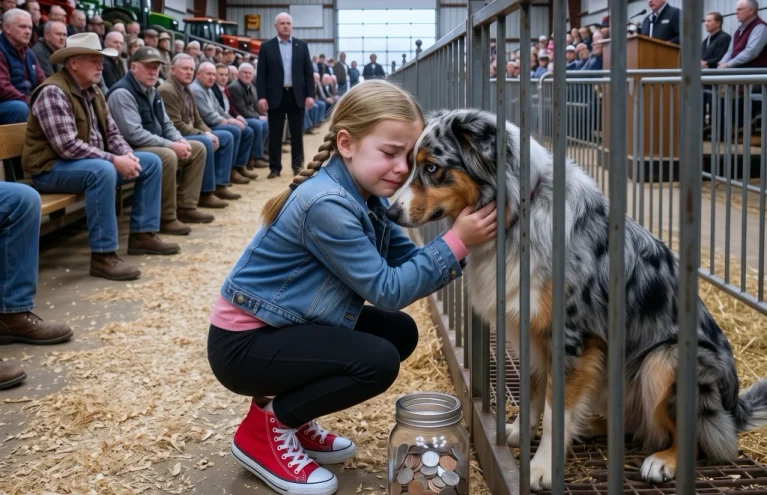 For Five Months, the Silent Shelter Dog Turned Away from Everyone—Then a Little Girl Lifted Her Hands
