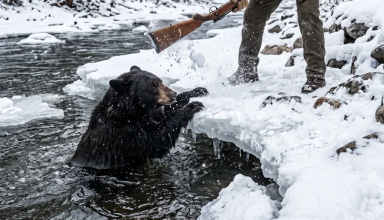 He Pulled a Wounded Bear From the Ice! Then the Town Turned on Him—and Three Hunters Followed Its Tracks...