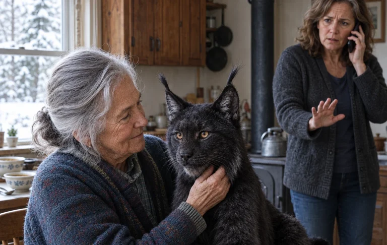 At 85, She Saved a Freezing Black Kitten. Then Her Daughter Came for Lunch—and Called the Game Wardens