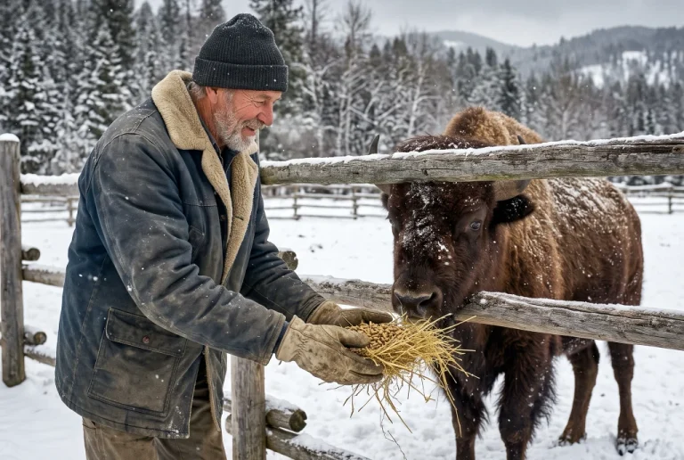 They Laughed When He Paid $1,200 for 43 Starving Bison! Then He Found a Faded Brand—and the Bank Wanted the Herd Back...