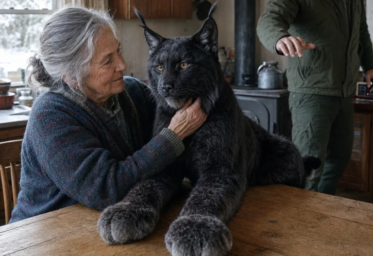 An 85-Year-Old Widow Saved a Freezing Black Kitten Under Her Porch—Then a Game Warden Saw Its Paws and Went Silent