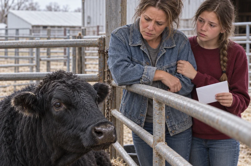 She Paid $100 to Save a Starving Bull and Promised Her Daughter They Could Still Fix the Well! Then Came the Vet Bill...