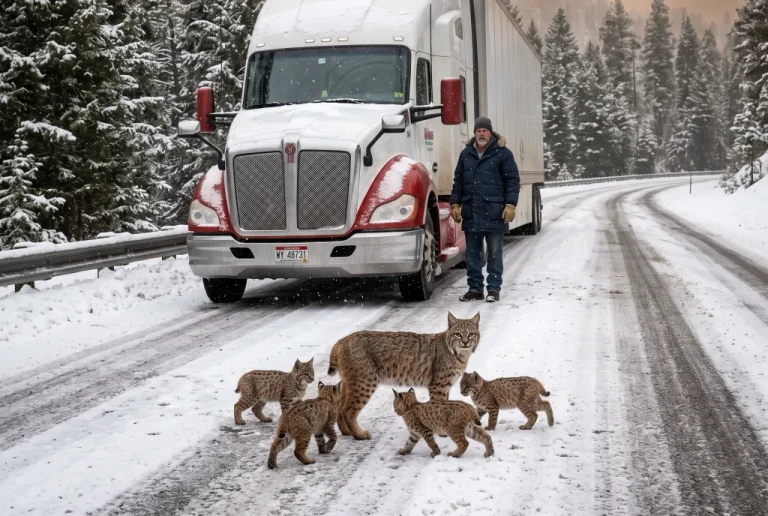 When His Truck Died in a Winter Wildfire, a Mother Bobcat Kept Looking Back—So He Followed Her Into the Colorado Mountains