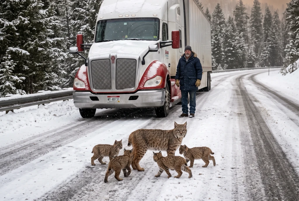 When His Truck Died in a Winter Wildfire, a Mother Bobcat Kept Looking Back—So He Followed Her Into the Colorado Mountains