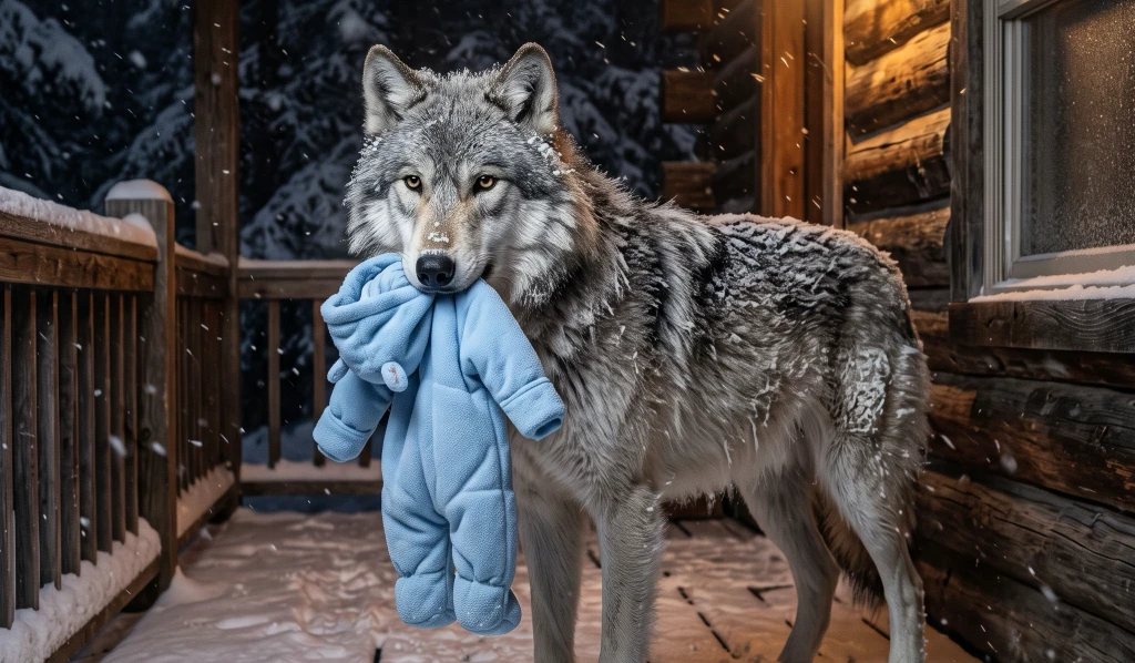 A Wolf Brought a Crying Bundle to His Door—Months Later, She Returned With Another Secret