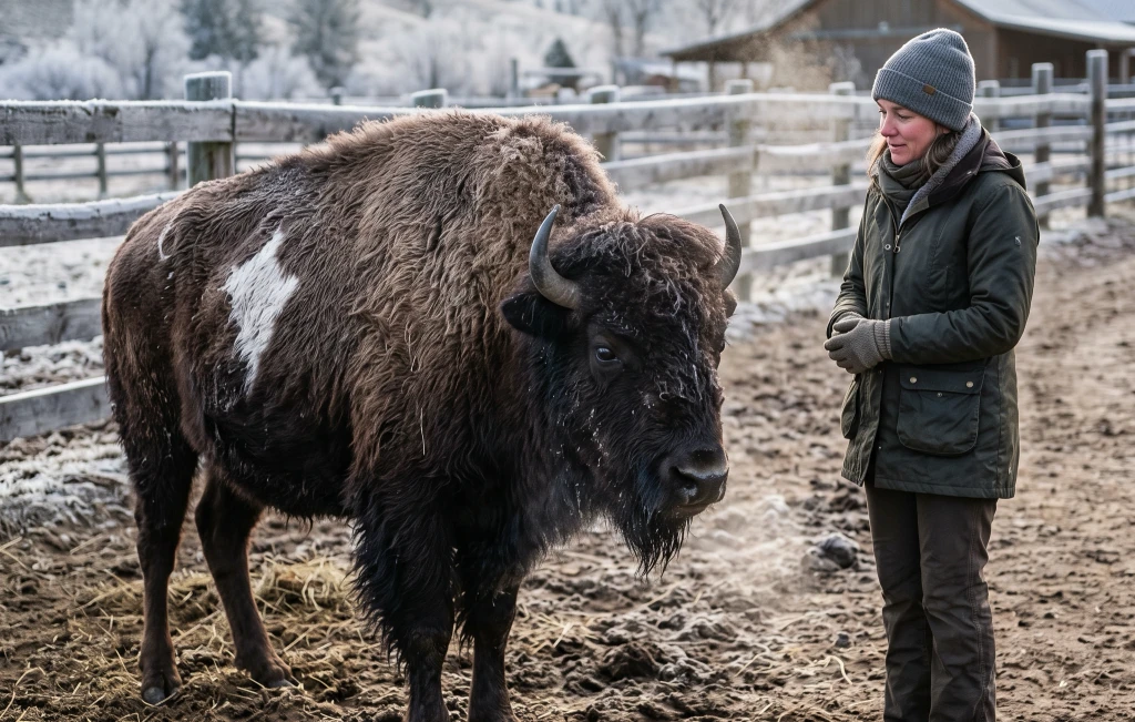 They Laughed When a Widow Paid $800 for Forty Bison! Then Her Neighbor Saw the Brand on the Weakest Cow...