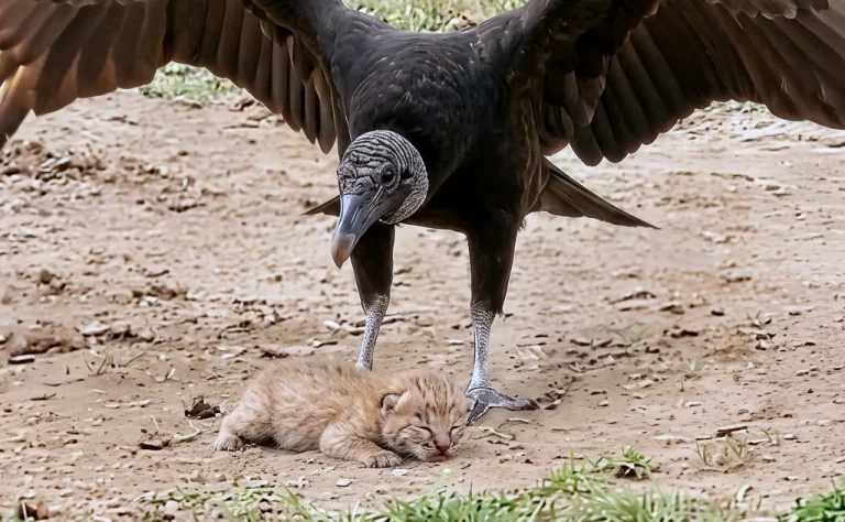 A Driver Saved a Bobcat Kitten From a Vulture! Then a Trail Camera Left Her Rescuers Facing a Harder Choice...