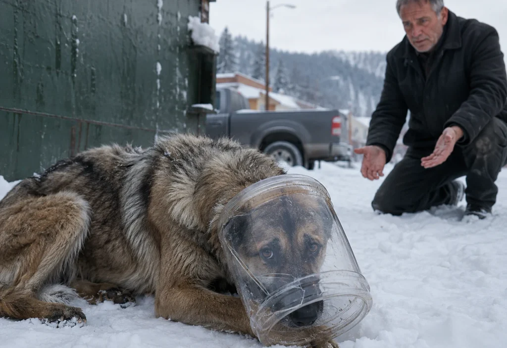 A Retired Navy SEAL Found a Starving German Shepherd With a Jar Trapped Over Her Head—Then She Hid Her First Meal in the Bag He Used for Hospital Visits