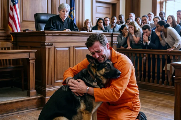 Sentenced to Death, He Asked to See His Dog One Last Time—Then the Shepherd Escaped and Returned With Something the Judge Couldn’t Ignore