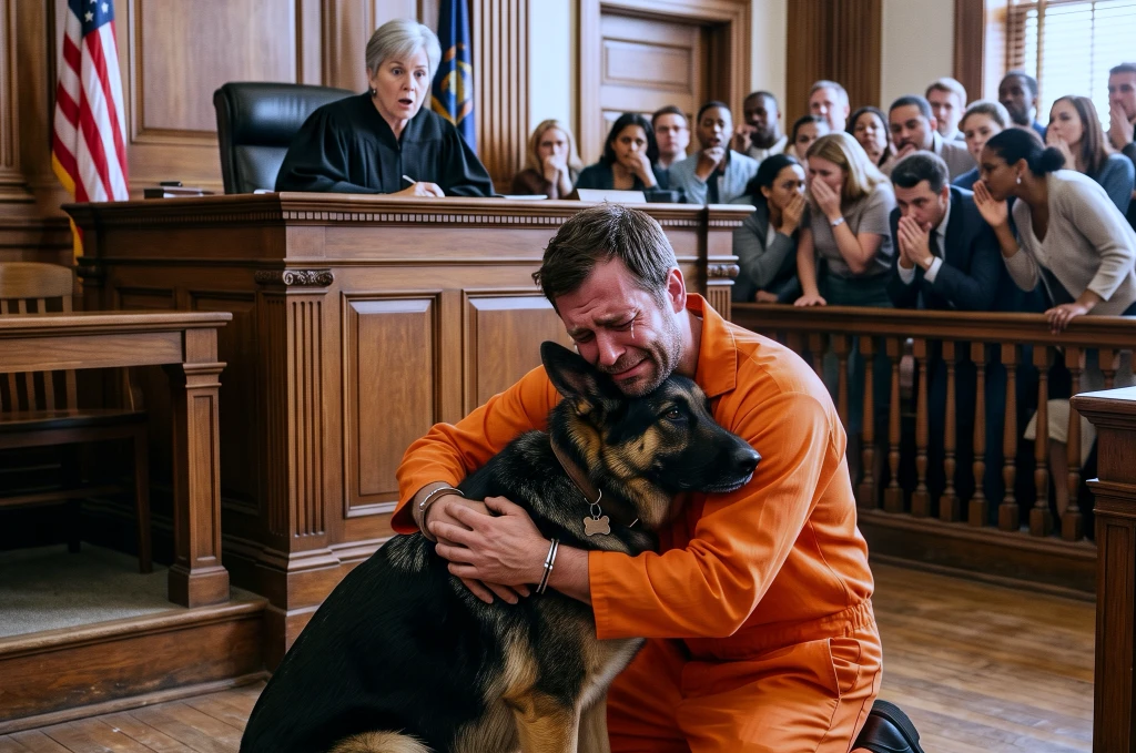 Sentenced to Death, He Asked to See His Dog One Last Time—Then the Shepherd Escaped and Returned With Something the Judge Couldn’t Ignore