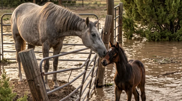 She Spent Their Road-Repair Fund on a Pregnant Mare Everyone Called Dangerous—Then the Flood Exposed Her Sister’s Secret