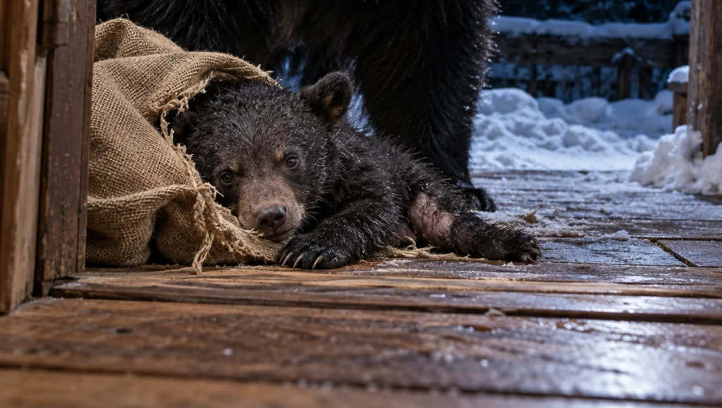 A Bear Brought Her Dying Cub to My Door at 3 A.M. Ten Days Later, Three Armed Men Came Looking for Them...