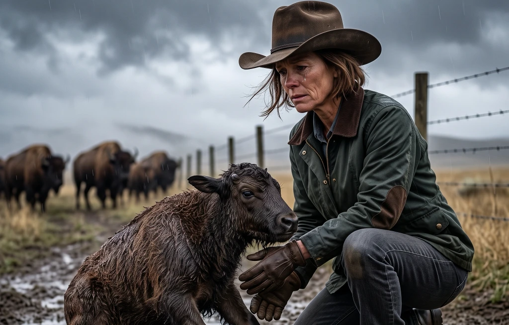 The Rancher Wrote "No Value" and Sold Her a Dying Bison Calf for $2.40! A Year Later, He Wanted Everyone to Believe the Bull Was His...