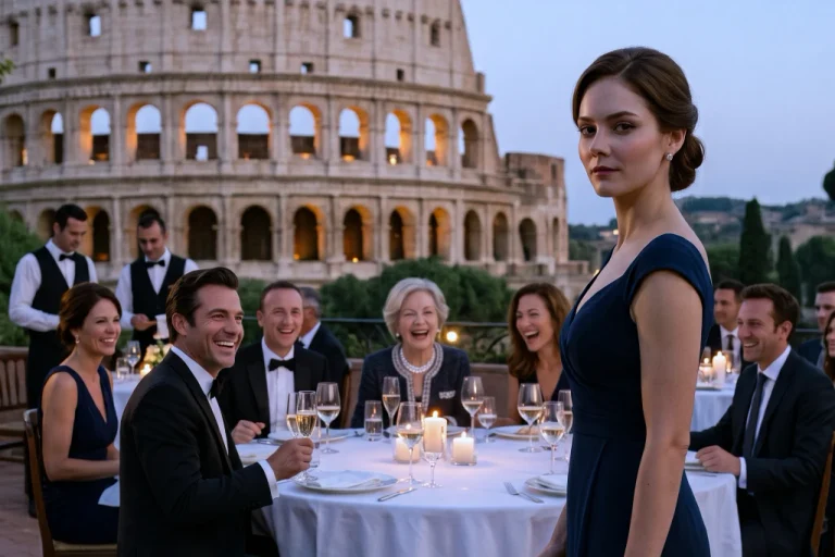 We flew to Rome for my mother-in-law’s grand birthday dinner. But when I reached the table, every seat had a name… except mine! They all laughed it off. I stayed calm — and my quiet revenge later that evening became the highlight of the trip