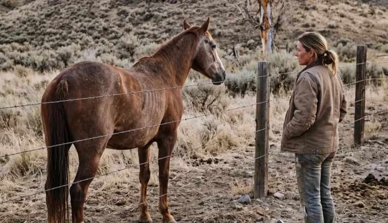The Whole Valley Laughed When She Took Home 18 Starving Horses! Then the Oldest Mare Walked Up a Dry Hill, Started Digging, and the Richest Rancher in Town Stopped Smiling...