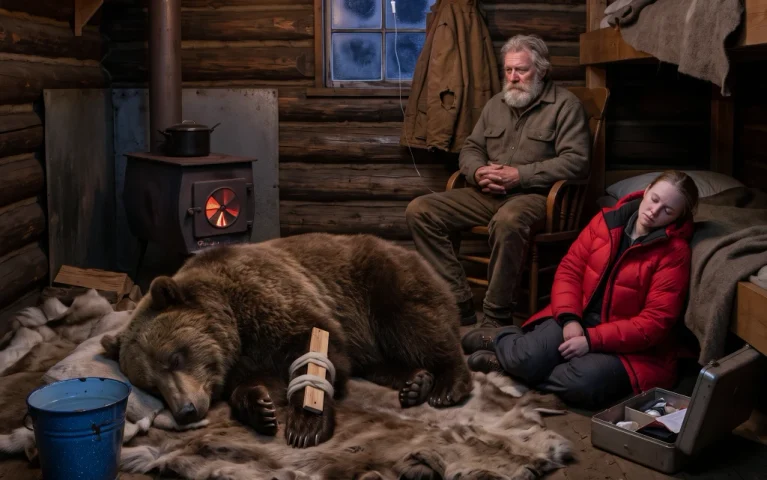 He Hated Bears for Eleven Years After One Took His Wife! Then He Heard One Moaning Under the Snow, and What He Did Next Cost Him Everything He Owned...