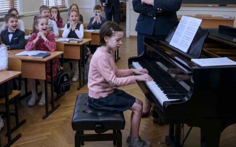 For Thirteen Months, She Practiced on Paper Keys. Now Her Class Was Waiting to Hear Her Play.