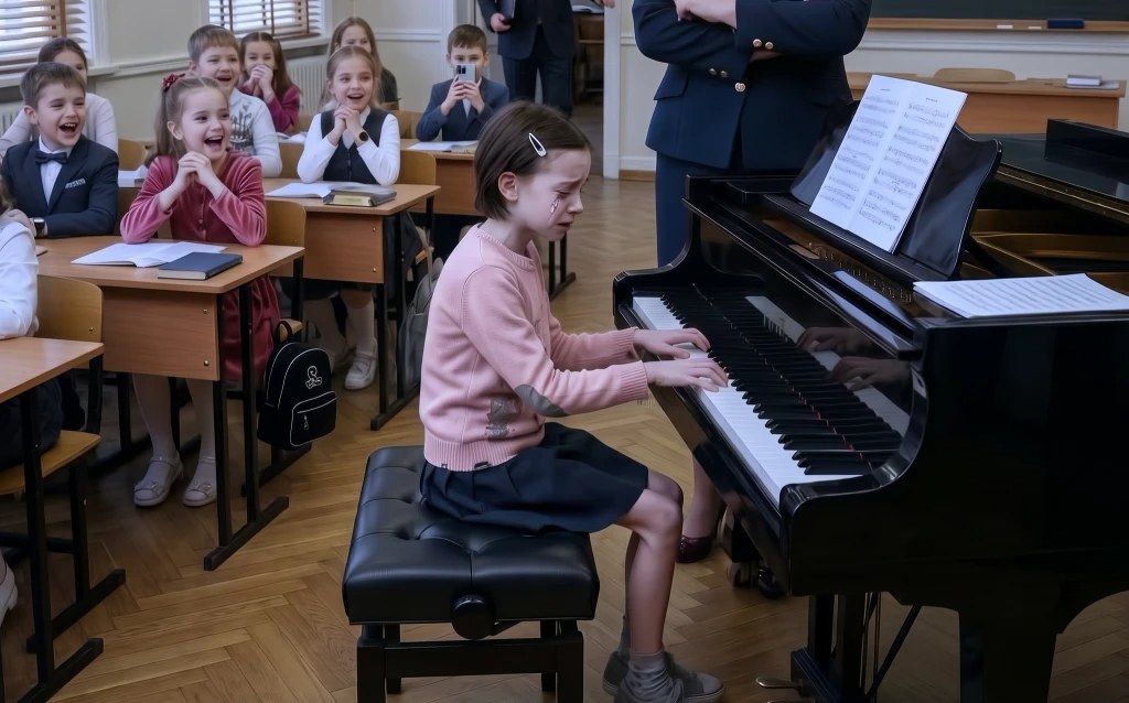 For Thirteen Months, She Practiced on Paper Keys. Now Her Class Was Waiting to Hear Her Play.