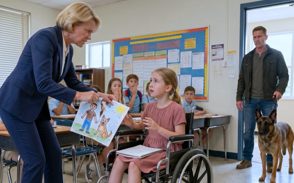 She Had Seen the Red Marker Used for Classroom Signs. Now Her Teacher Picked It Up During Her Report