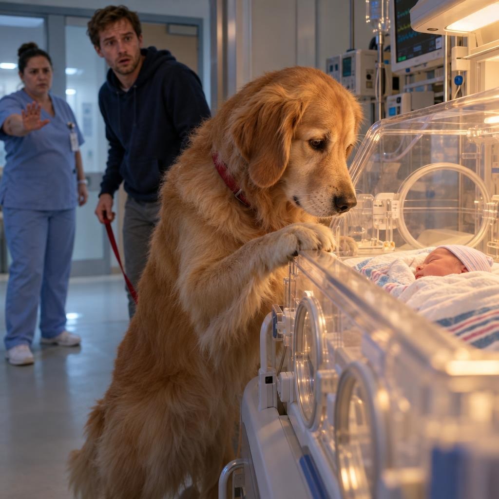 Their Golden Retriever Usually Looked for Something to Carry. That Morning, He Wouldn’t Leave Her Side.
