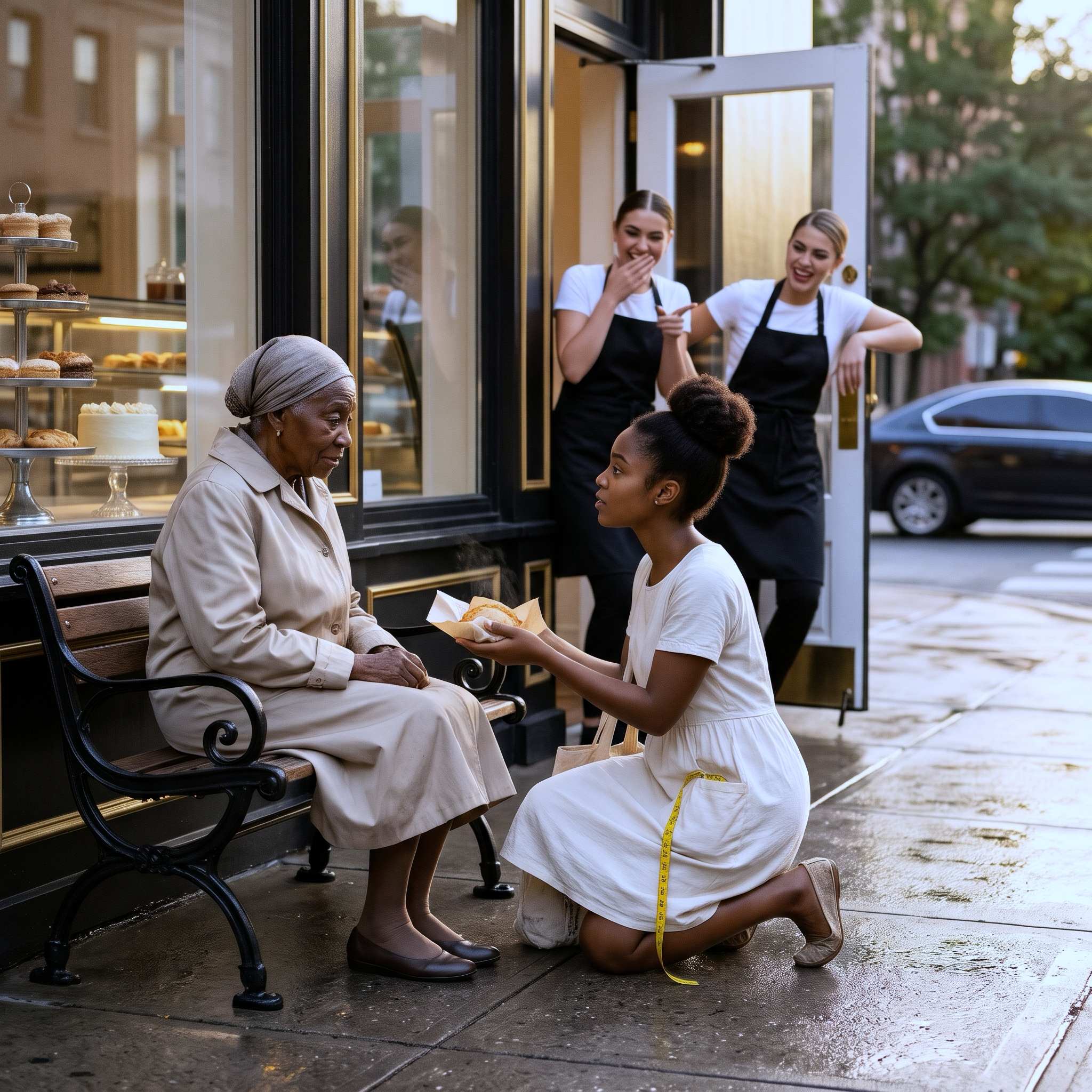 The Bakery Staff Turned Away a Woman Without Her Purse. A Young Seamstress Treated Her Very Differently.