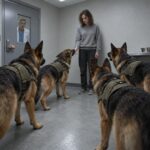 A Quiet Nurse Met Four Retired Military Dogs. Their Handler Couldn’t Quite Place Her.